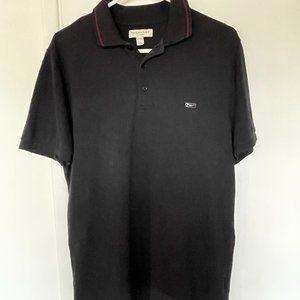 Men's Burberry London Black Polo Shirt Size XXL